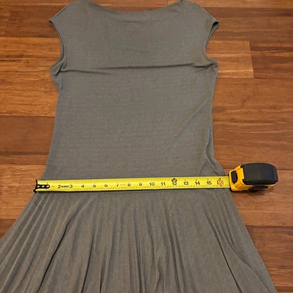 EUC Holt Renfrew vintage 90s plisse midi dress XL - Picture 6 of 9